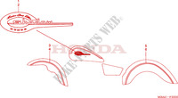 STICKERS for Honda SHADOW VT 750 DELUXE 2 TONES 2000