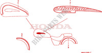 STICKERS for Honda VT 1100 SHADOW C3 AERO 2002