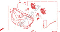 HEADLIGHT for Honda XL 1000 VARADERO AUTRES COULEURS 2006