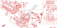CRANKCASE for Honda CBR 600 F RED 2006