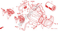 AIR CLEANER (CB600F3/4/5/6) for Honda CB 600 F HORNET WAKIZASHI 2006
