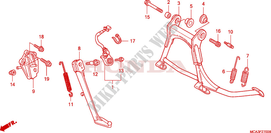 STAND for Honda GL 1800 GOLD WING ABS 2002