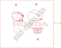 PILLION BAG for Honda CB 1100 X11 2001