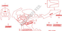 STICKERS (VTR1000SPY/1  E/ED/F/U) for Honda VTR 1000 SP1 2000