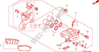 REAR BRAKE CALIPER (VTX1800C2/3/4) for Honda VTX 1800 C 2004