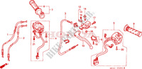SWITCH    CABLES   LEVERS   GRIPS (CBR900RR2,3) for Honda CBR 954 FIREBLADE 2003