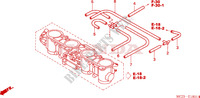 THROTTLE BODY (TUBING) for Honda CBR 929 RR FIREBLADE 2001