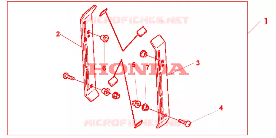 CHROME RADIATOR GUARD Honda MOTO 1100 SHADOW 2004  VT1100C24