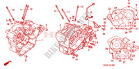 CRANKCASE for Honda SHADOW VT 750 SPIRIT D 2001
