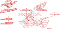 STICKERS for Honda PAN EUROPEAN 1300 ABS 2010