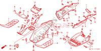 FLOOR PANEL   SIDE SKIRT for Honda SILVER WING 600 ABS 2005