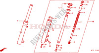 FRONT FORK for Honda SILVER WING 600 ABS 2003
