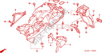 REAR FENDER for Honda VFR 800 VTEC ABS 2006