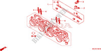 THROTTLE BODY (COMPONENT PARTS) for Honda CB 900 F HORNET 2007