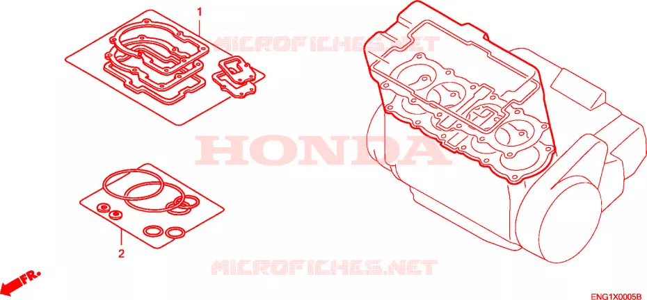 GASKET KIT Honda MOTO 900 HORNET 2003  CB900F2