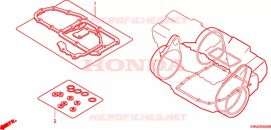 GASKET KIT Honda MOTO 900 HORNET 2003  CB900F3_A