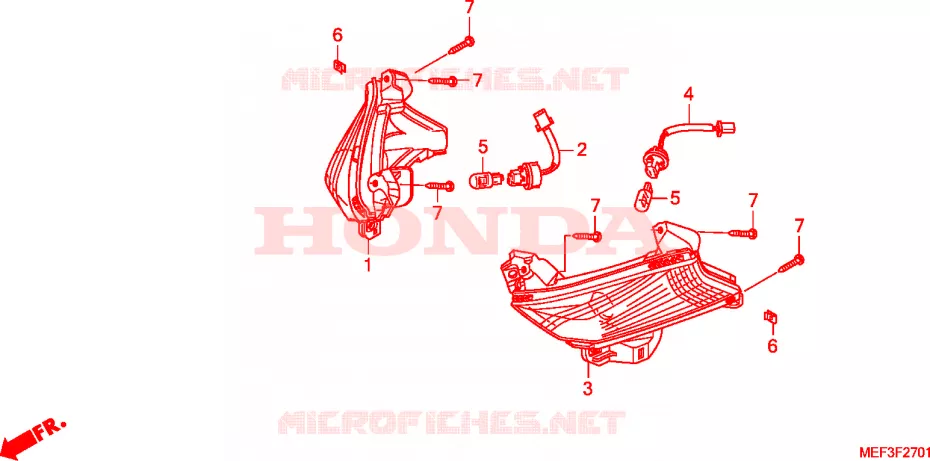 INDICATOR (FJS400D9/FJS400A) Honda SCOOTER 400 SILVERWING 2012  FJS400D9