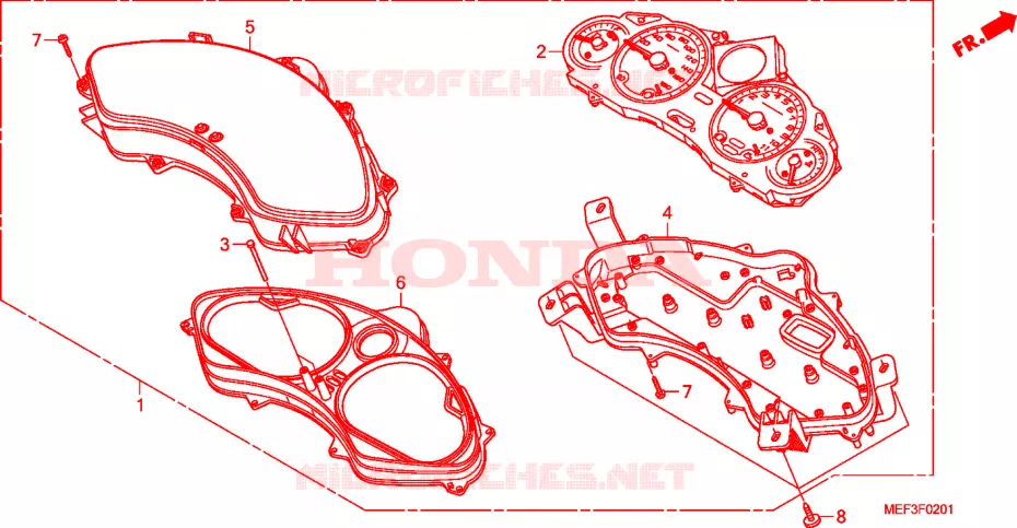 SPEEDOMETER (FJS400D9/FJS 400A) Honda SCOOTER 400 SILVERWING 2016  FJS400D9