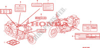 CAUTION LABEL for Honda SHADOW VT 750 AERO ABS 2010