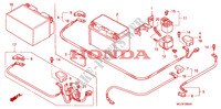 BATTERY for Honda CB 1300 BI COULEUR 2004