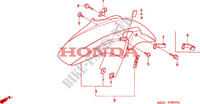 FRONT FENDER for Honda CB 1300 BI COULEUR 2004