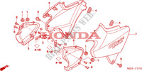 SIDE COVERS (CB1300/A/S/SA ) for Honda CB 1300 ABS FAIRING 2005