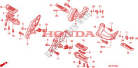 FOOTREST for Honda CB 1300 ABS FAIRING 2006