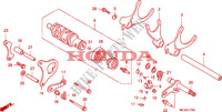 GEARSHIFT DRUM   GEARSHIFT FORK for Honda CB 1300 S FAIRING 2007