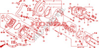 LEFT REAR ENGINE COVER for Honda CB 1300 S FAIRING 2007