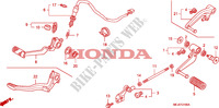 PEDAL for Honda CB 1300 ABS FAIRING 2006