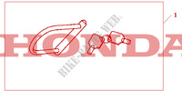 HONDA U LOCK for Honda CBR 1000 RR FIREBLADE REPSOL 2005