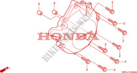 LEFT CRANKCASE COVER for Honda CBR 1000 RR FIREBLADE HRC 2007