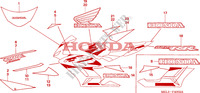 STRIPE/MARK (3) for Honda CBR 1000 RR FIREBLADE 2005