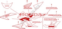 STRIPE/MARK (4) for Honda CBR 1000 RR FIREBLADE 2005