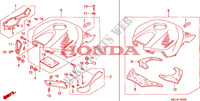 TANK COVER for Honda CBR 1000 RR FIREBLADE REPSOL 2007