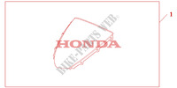 WINDSHIELD for Honda CBR 1000 RR FIREBLADE 2005
