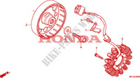 ALTERNATOR for Honda CBR 600 RR GRAY ORANGE 2011