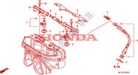 FUEL INJECTOR for Honda CBR 600 RR ALARANJADO CINZA 2011