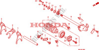 GEARSHIFT DRUM for Honda CBR 600 RR ABS BLACK 2011