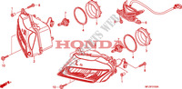 HEADLIGHT for Honda CBR 600 RR ALARANJADO CINZA 2011