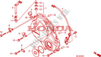 RIGHT CRANKCASE COVER(CBR 600RR9,A,B/RA9,A,B) for Honda CBR 600 RR ALARANJADO CINZA 2011