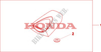 SEAT COWL *NHB01* for Honda CBR 600 RR ABS GREY ORANGE 2011