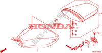 SEAT for Honda CBR 600 RR GRAY ORANGE 2011