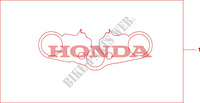 TRIPLE CLAMP PAD for Honda CBR 600 RR BLACK 2011