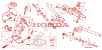HANDLEBAR for Honda CBR 1000 RR FIREBLADE ABS NOIRE 2011