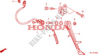 STAND for Honda CBR 1000 RR FIREBLADE ABS BLACK 2011