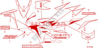 STRIPE/MARK(5) for Honda CBR 1000 RR FIREBLADE ABS TRICOLOUR 2011