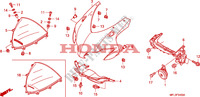 UPPER COWL(1) for Honda CBR 1000 RR FIREBLADE ABS NOIRE 2011