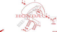 FRONT FENDER(VT1300CR/CRA ) for Honda VT 1300 C ABS 2010