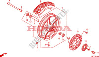 FRONT WHEEL(VT1300CR/CRA) for Honda VT 1300 STATELINE 2011